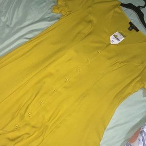 Yellow forever 21 dress